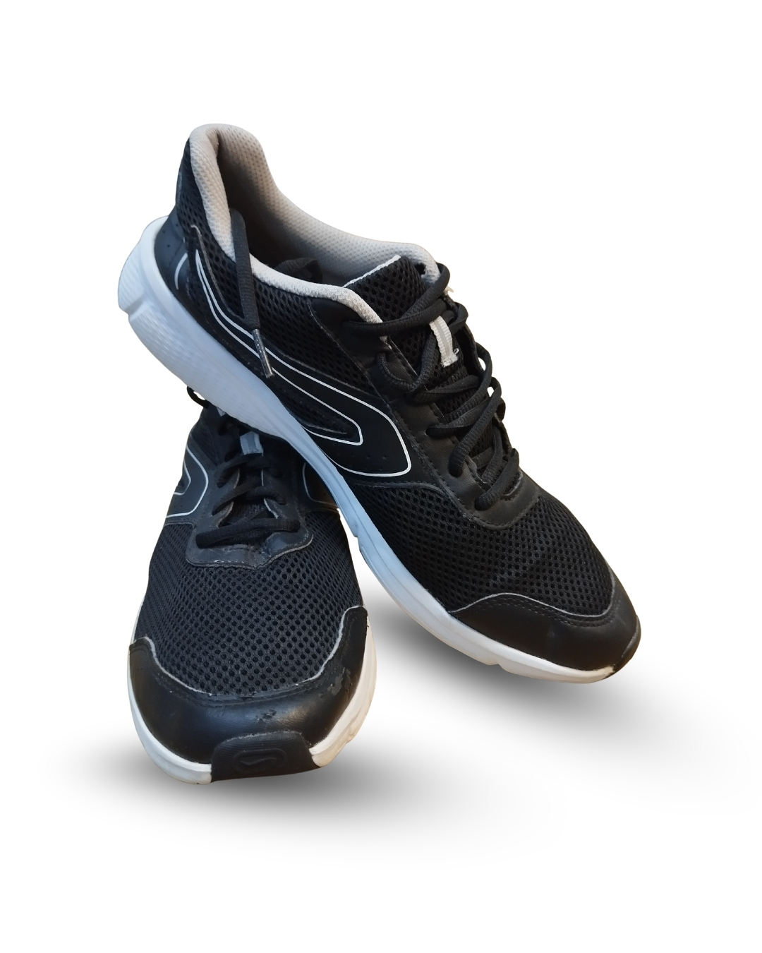 Decathlon run cushion men's black grey