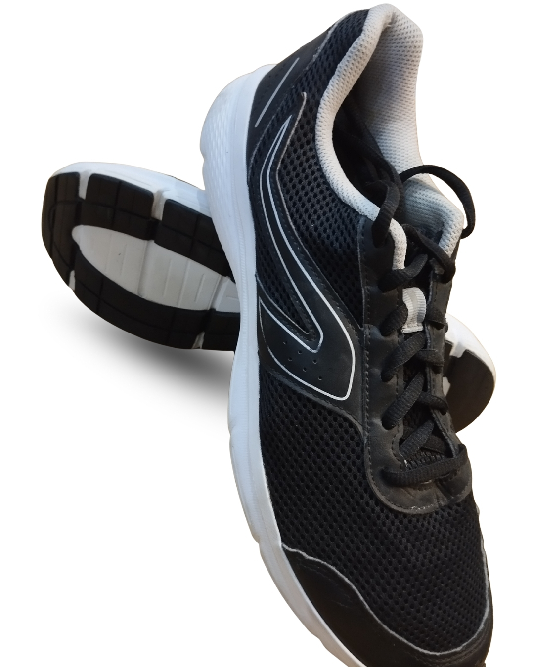 Decathlon run cushion men's black grey - Image 3